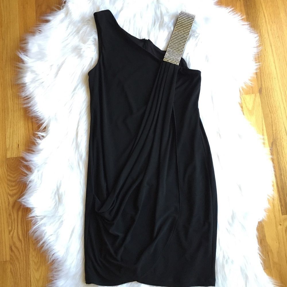 Women’s Betsy & Adam Black Cocktail Dress Size 4